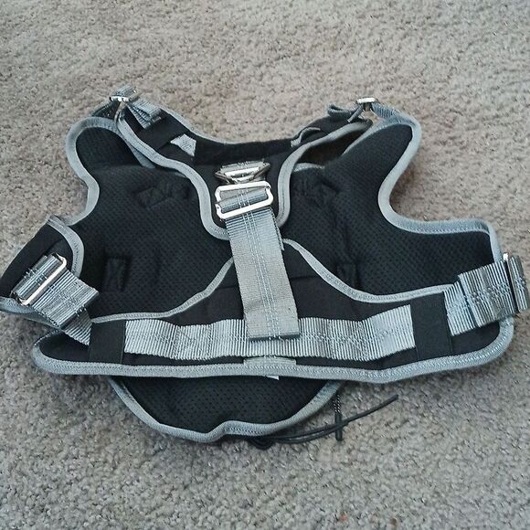 No Pull Dog Harness  Heavy Duty Dog Harness with Handle and Poop Bag Holder Sz L - Picture 8 of 10